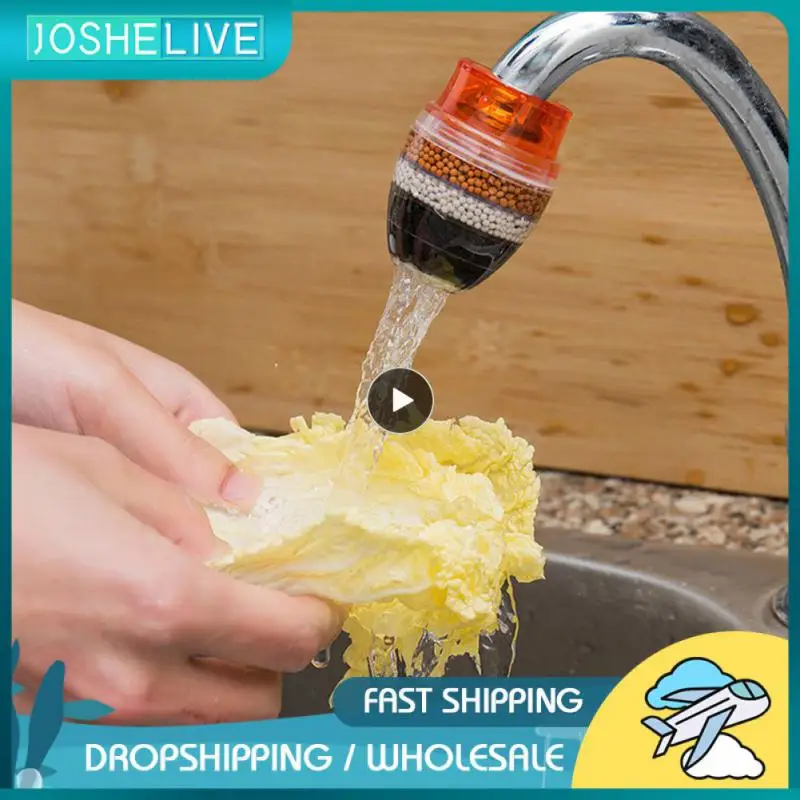 

5 Layers Activated Carbon Water Purifier Tap Water Filter Food Grade Faucet Filter Shower Head Filter Nozzle Home Kitchen Tool