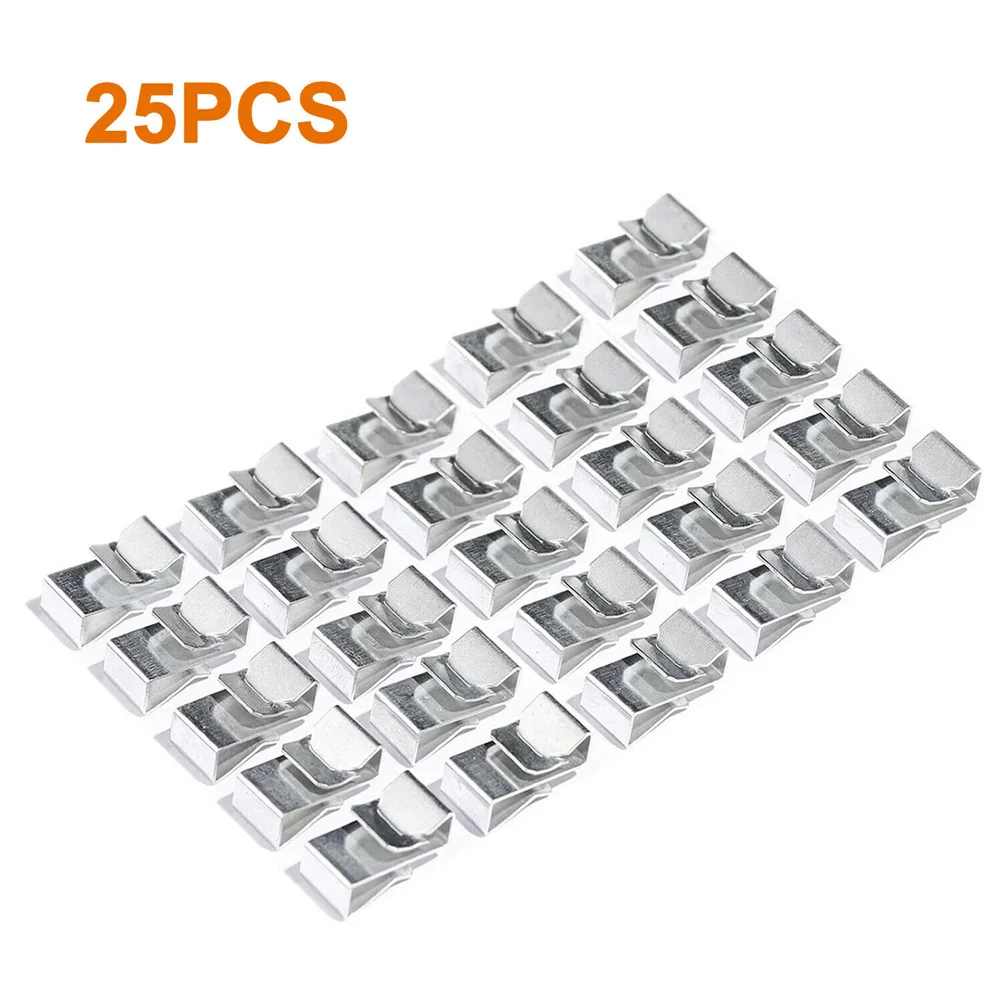 

Secure Clips Wiring Clips Parts 25 * 25 Pcs Attach Wiring Heavy Duty Metal