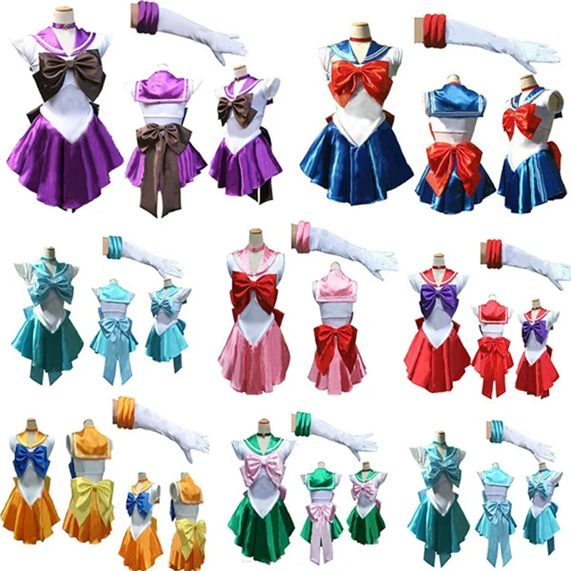 

Pretty Guardian Sailor Japanse Cartoon Movie Cosplay Meisje Kwik Moon Mars Jurk Pretty Soldier Sailor