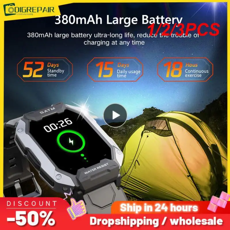 

1/2/3 шт., мужские водонепроницаемые умные часы для занятий спортом