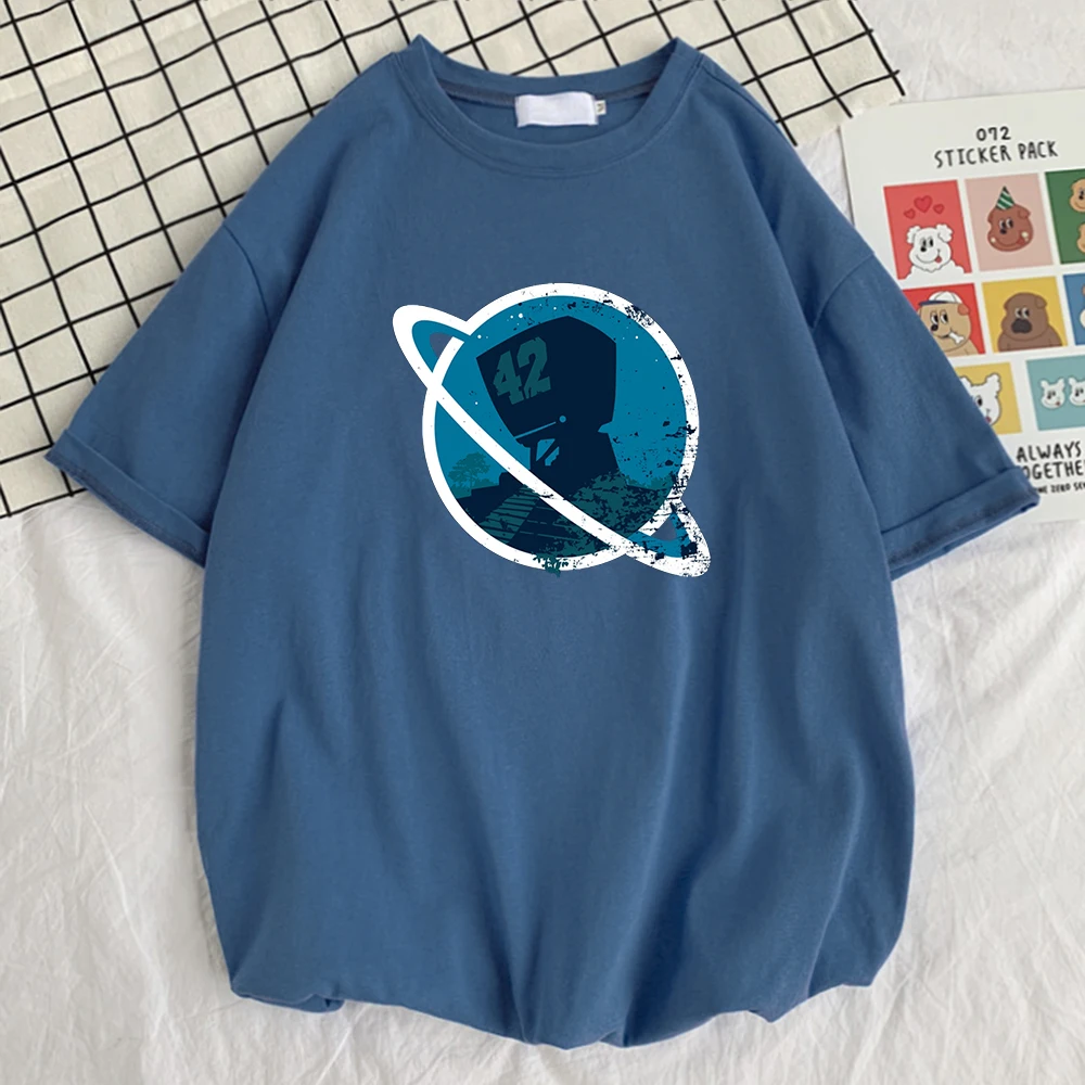 

The Answer Funny Print Male Tshirt Street Vintage T-Shirt Funky Design Tshirts Style 100% Cotton Mens Tees Shirt