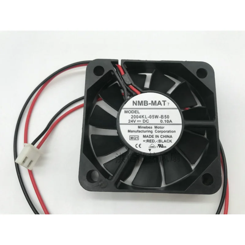 Новый вентилятор ЦП для NMB-MAT 2004KL-05W-B50 DC 24V 0.10A 5010, Частотный преобразователь, охлаждающий вентилятор 50*50*10 мм