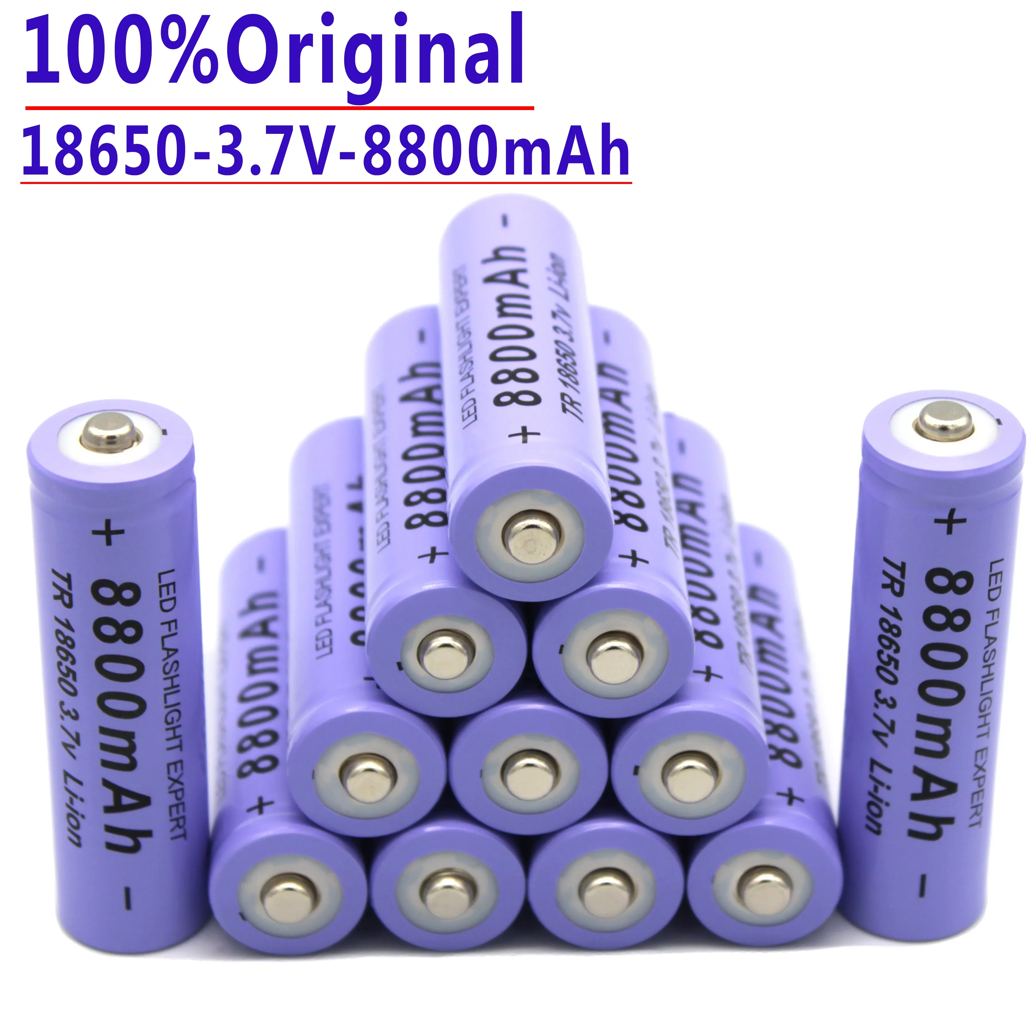 

NEW2023 100%Original recargable bateria 18650.8800mah.3.7v.bateria de litio18650.8800mah bateria.de linterna Flashlight+Electric