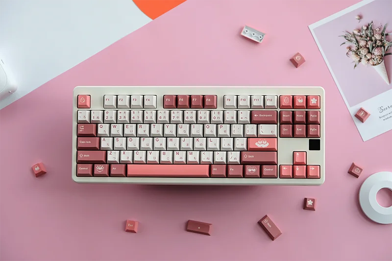

Механическая клавиатура Greatcable GMK с кейкабом 129 клавиш PBT оригинальная High PBT с пятью сторонами сублимация