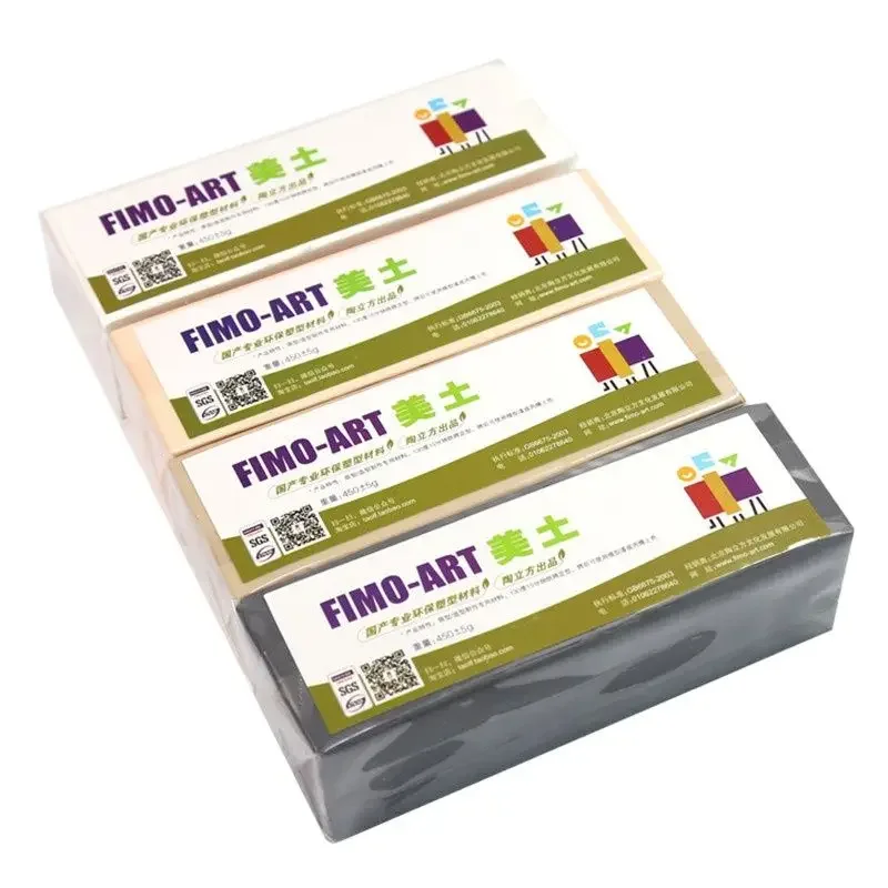 Глина мягкая профессиональная полимерная 450 г глина для печки сделай сам