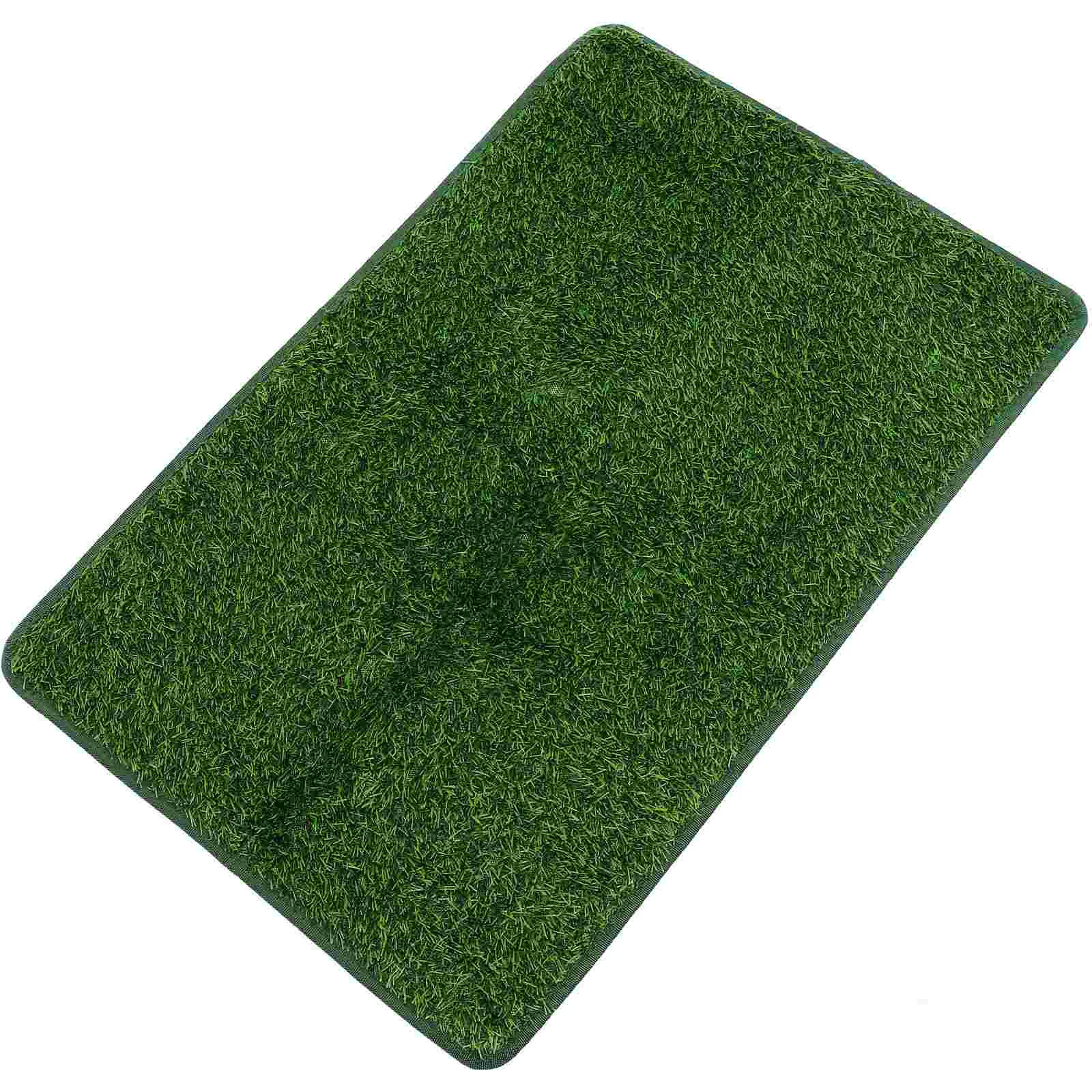 

Pet Mat Wear-resistant Grass Pad Cage Pee Fake Decorative Playing Portable Dog Accessory Delicate Turf