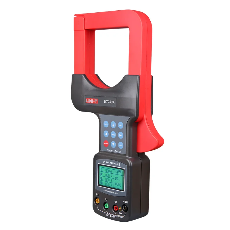 

UNI-T UT253A large caliber clamp type leakage curret meter RS232 CT digital integration digital clamp meter 1200A