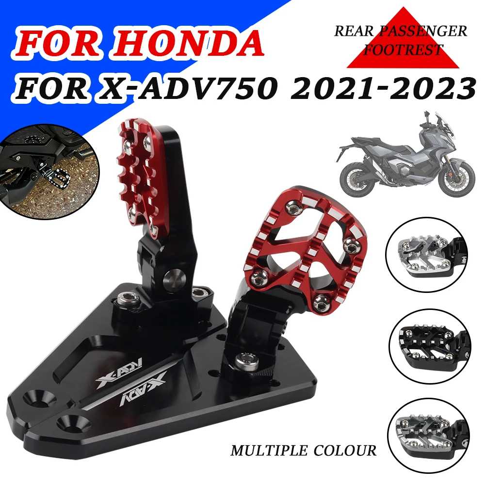 

Motorcycle Accessories Folding Rear Passenger Footrests Foot Pegs Pedal For HONDA X-ADV750 X-ADV 750 XADV 750 XADV750 2021 2022