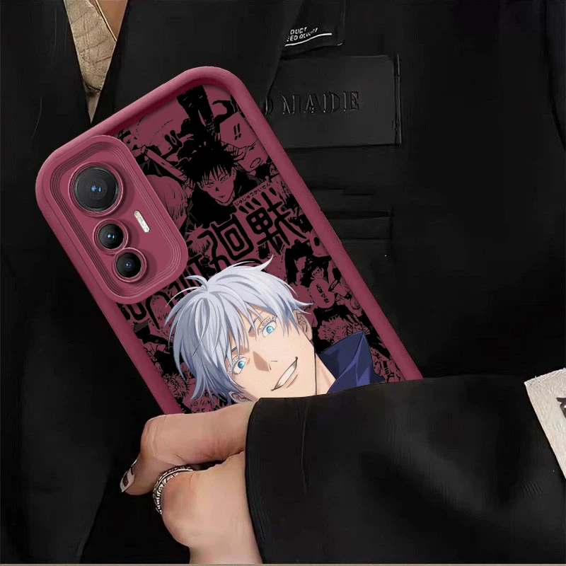 Мультяшные комиксы juютсу Kaisen для Xiao POCO 12T 11 F2 F3GT F4 F5 X X4 X5 M3 14 Pro GT 4G фотовспышка