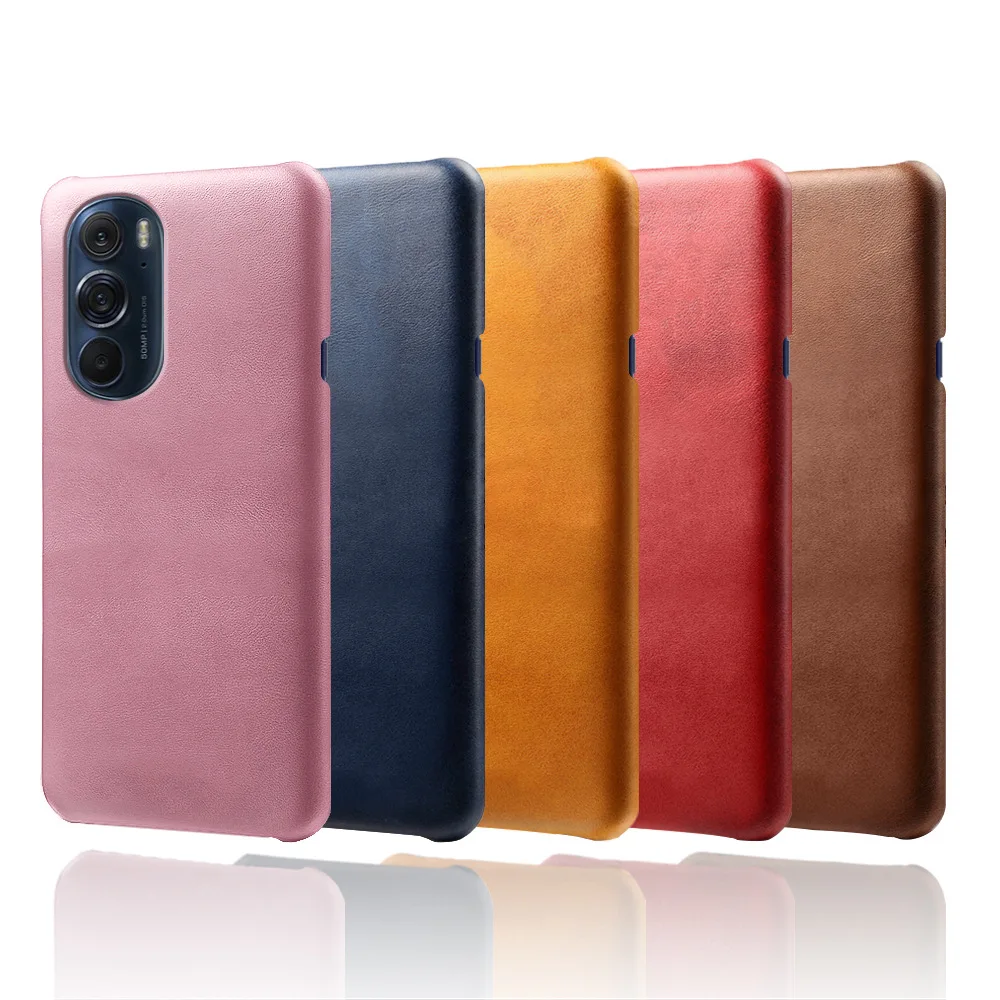 

10pcs Retro Crazy Horse Slim Leather PU Motorola Phone Case for Moto G 5G Edge S30 X30 Pro Back Cover