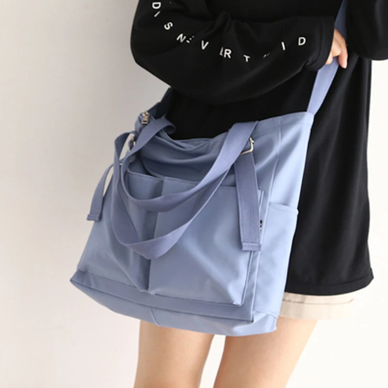 New Big Capacity Design Oxford  Women Shoulder Bag Fashionable Girls College Book Daily Shopping Crossbody Satchels Wholesale