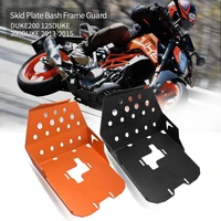 motocross lower accessories cnc engine chassis guard skid plate belly pan protector cover for duke200 125duke 390duke 2013 2014