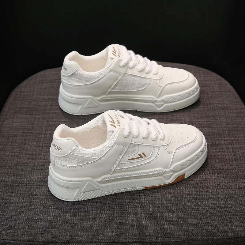 Классические Женские Кроссовки На Плоской Платформе Нескользящая Толстая