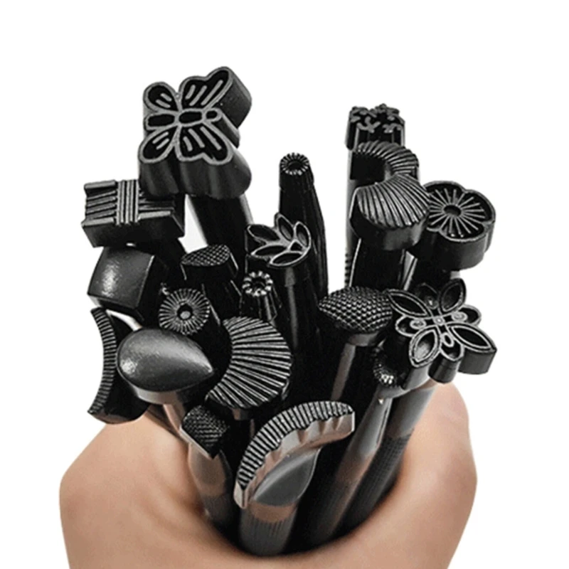 6/20 шт. инструменты для штамповки кожи штампы рукоделия перфорации работы с кожей