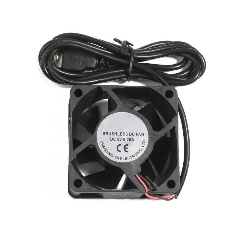 

60mm USB Fan 5V Brushless Cooling Fan Oil Bearing Fan for 3D Printer Computer