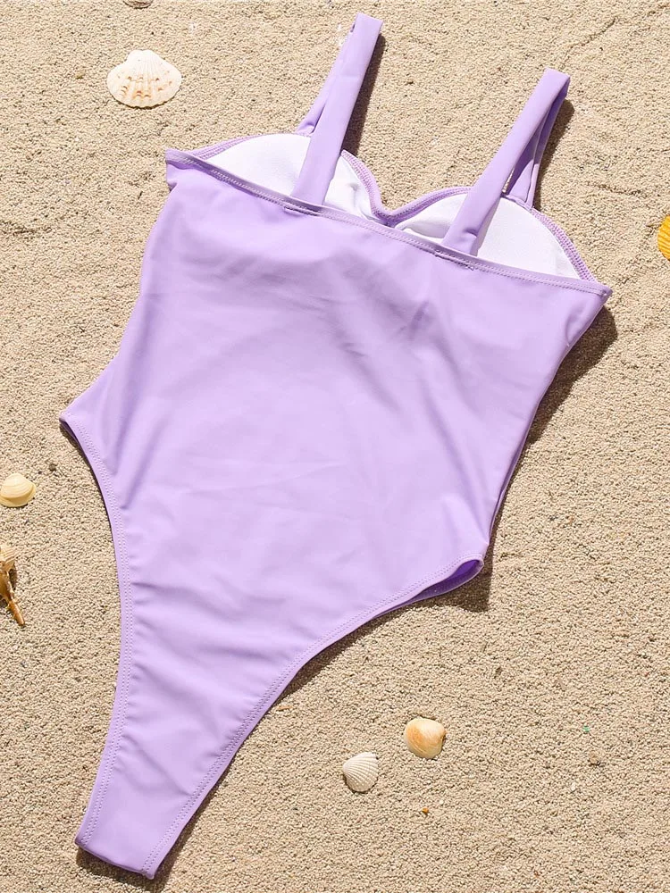 INGAGA сексуальные слитные купальники пуш-ап женские 2022 монокини с высоким вырезом