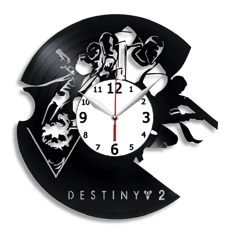 

Виниловые настенные часы Destiny, декоративные искусства, подарок на любой случай, Рождество, день рождения, праздник