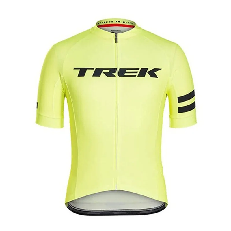 

Trek Short Sleeve Cycling Jersey Team Champion Race Tops Summer Bike Shirt Breathable Quick Dry Raphaing Maillot Ciclismo