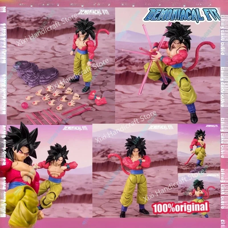 Фото В наличии: Коллекционная фигурка Demoniacal Fit Dragon Ball Super Saiyan SSj4 Goku UNTAMED POWER, анимационная модель, игрушка, подарок №1