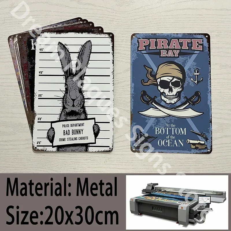 Металлическая жестяная вывеска постер для бокса металлическая табличка декора