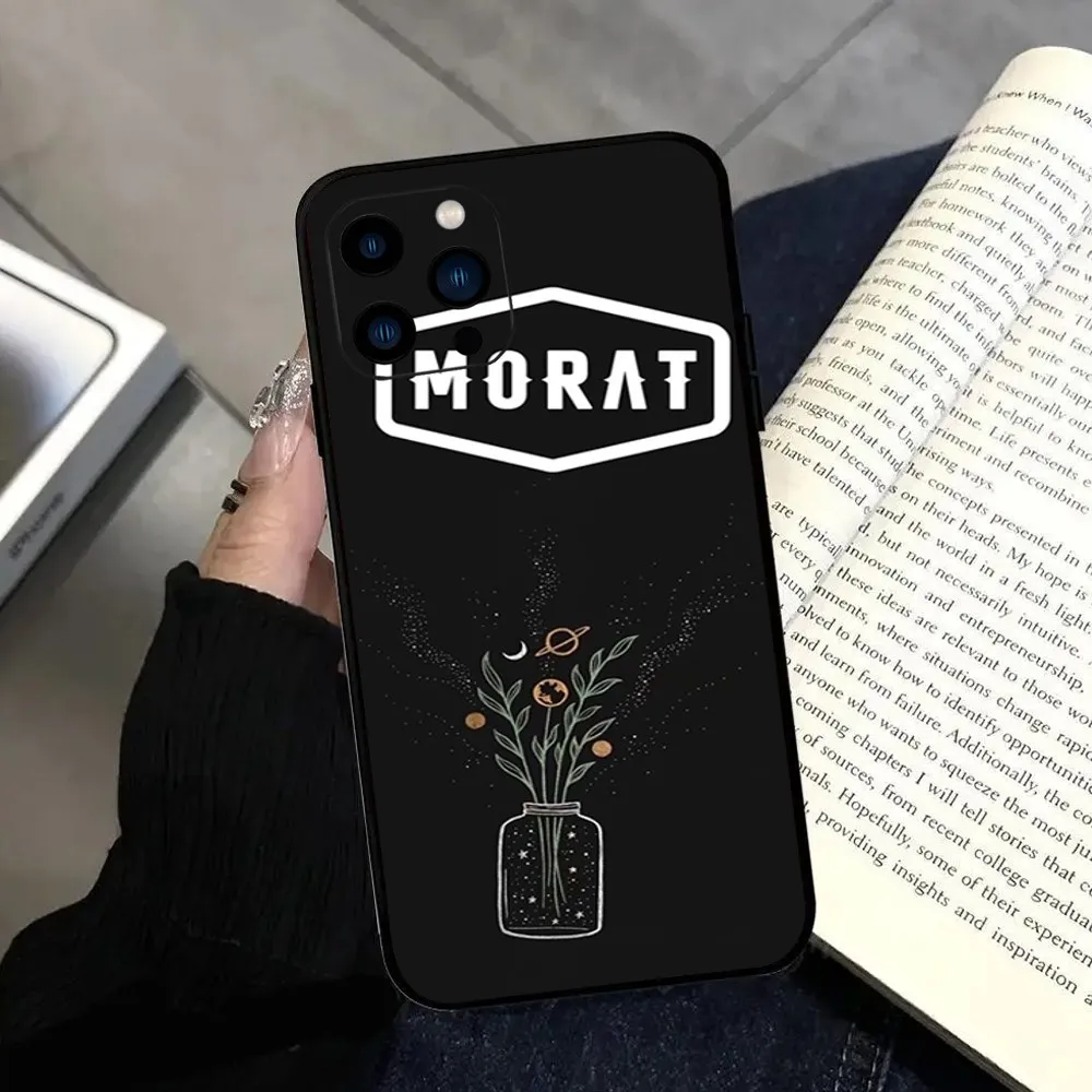 Чехол для телефона Band M-Morat Balas Perdidas iPhone 11 12 13 14 15 Pro Max Mini Plus XS XR X черный силиконовый