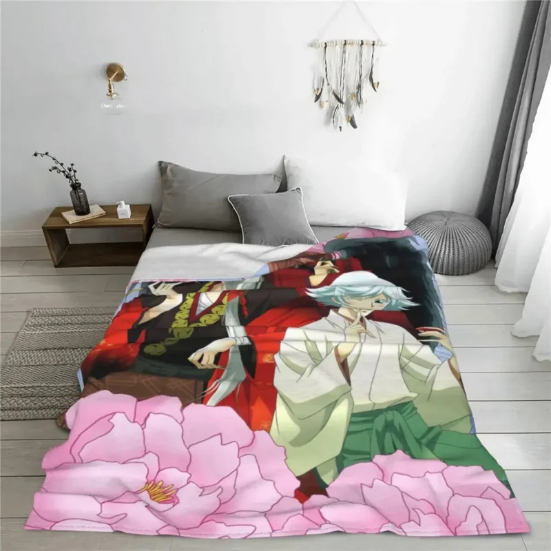 Поцелуй аниме вязаный Kamisama hajimeshita флисовые покрывала для спальни диван с принтом