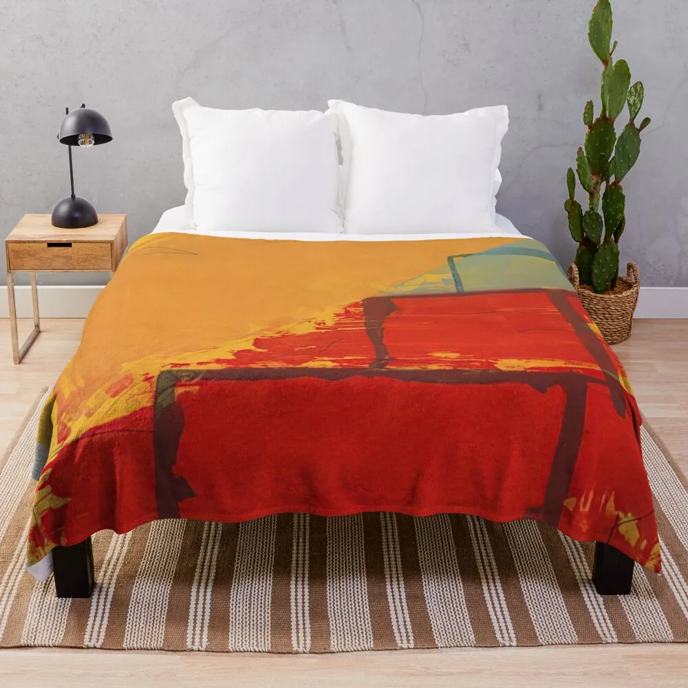 John Hoyland - Trickster 1979 плед из мягкого плюша для зимы постельное белье роскошные пледы