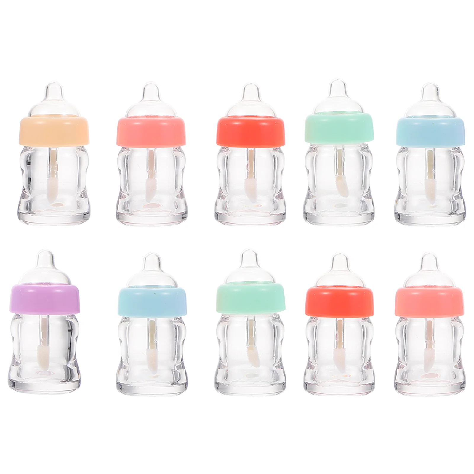 

Lip Gloss Bottle Containers Refillable Tubes Tube Balm Container Wand Holder Color Lipstick Samples Baby Shaped Lipgloss Empty