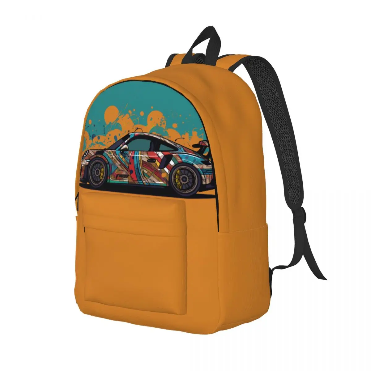 

Классические спортивные холщовые рюкзаки с машинками, красивая разноцветная сумка в стиле ретро, рюкзак для начальной школы, сумки унисекс
