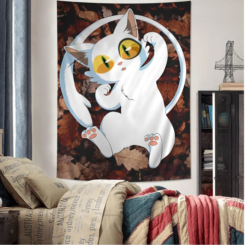 S-Suzume no To jimari аниме гобелен хиппи цветок настенные ковры для спальни Декор дешевый