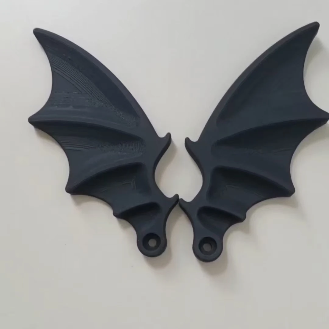 1 Пара Черных Декоративных Рам Для Номерных Знаков С Крыльями Летучей Мыши