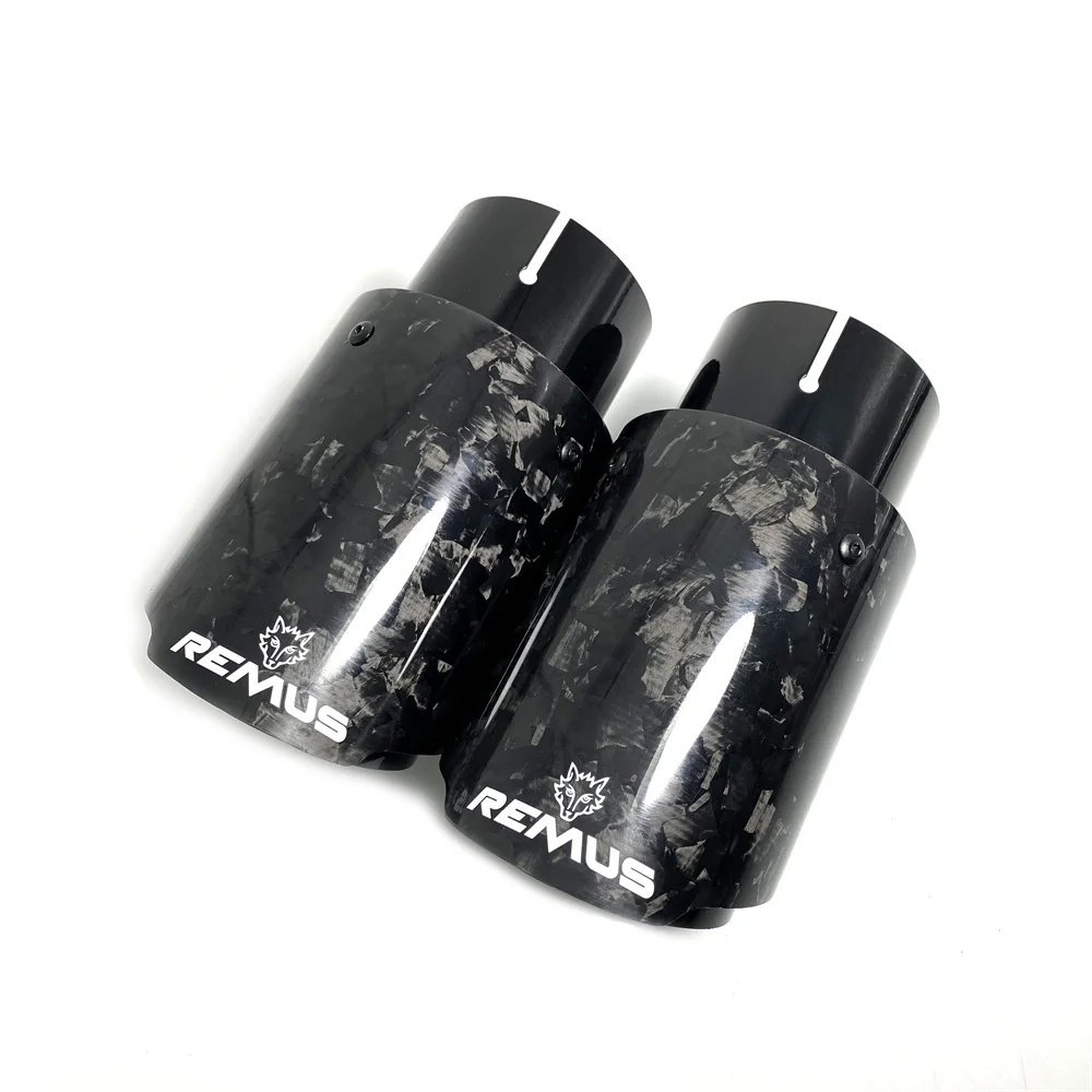 1 шт. Remus Logo новый автомобильный стиль кованое волокно углеродистая нержавеющая