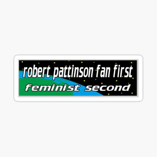

Robert Pattinson Fan 5PCS Stickers for Bumper Decorations Water Bottles Kid Stickers Room Print Anime Background Luggage Cute