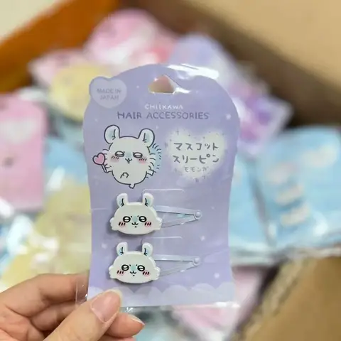 Новый Chiikawa Bb зажим для девочек Kawaii заколка для волос студенческая резинка милые Usaki Hachiware мультяшная челка аксессуары для волос
