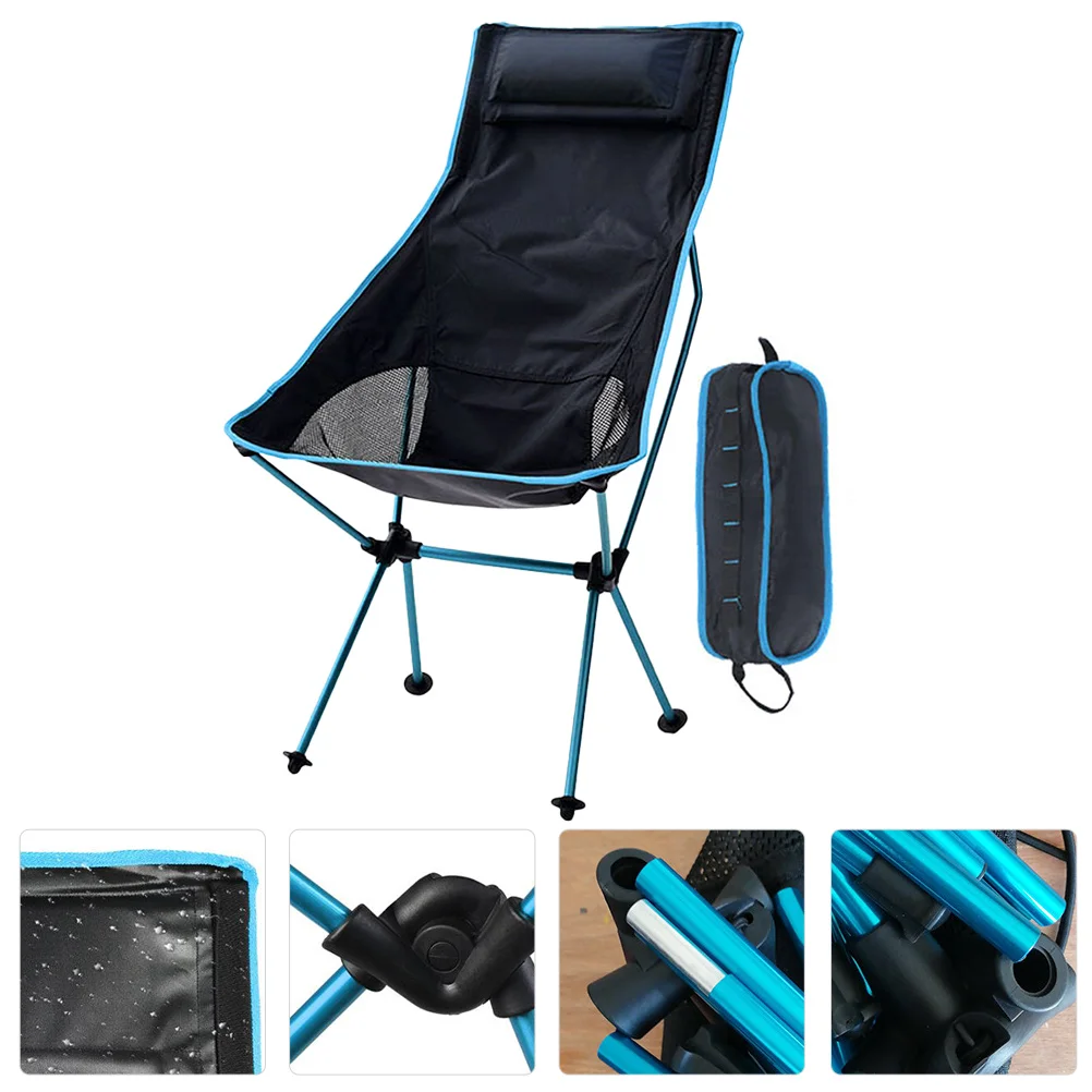 Enlarge Portable Aluminum Alloy Folding Camping Chair for Outdoor Activities and Relaxation