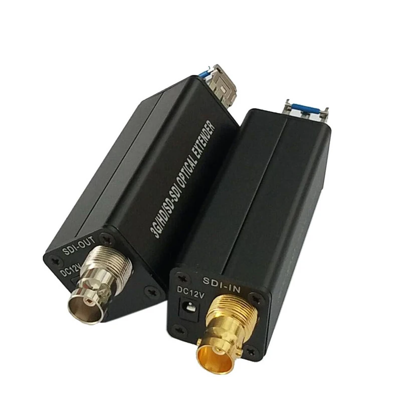 

SDI Transceiver LC Port Mini HD-SDI Optical Terminal HD Video Fiber Converter 1080I Optional 3G