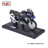 maisto 118 bmw r1200gs 2017 fuel tank alloy motorcycle model genuine static die casting model collection gift toy