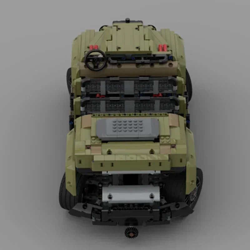 Модель городского автомобиля Moc Строительные кирпичи приключения EMV технология