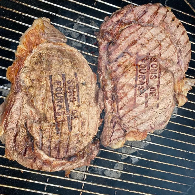 Железный бренд для барбекю 55 литров сделай сам инструмент с буквенным принтом