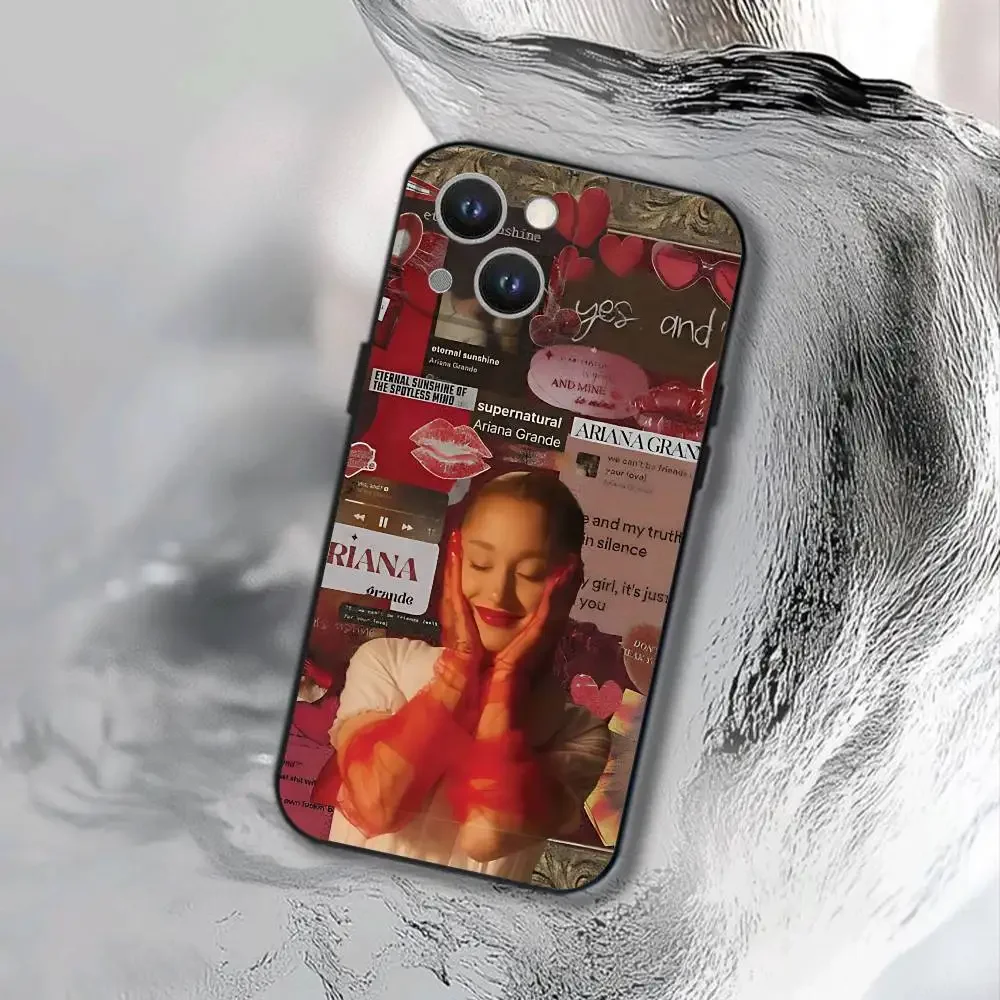 Фото Чехол для телефона A- Ariana G-Grande Yes And для iPhone 17, 16, 15, 14, 13, 12, 11, Pro, XS, Max, XR, Plus, E, SE4, Mini, черный, мягкий №5