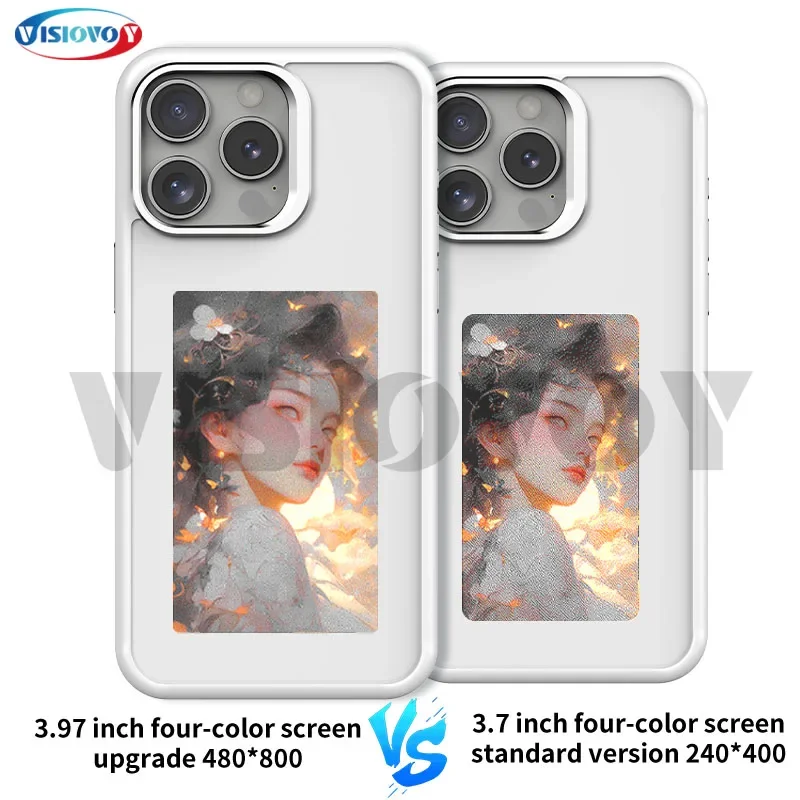 Visiovoy — чехол для смартфона iPhone 4 цвета телефон E-ink DIY улучшенный экран 480x800 3 97
