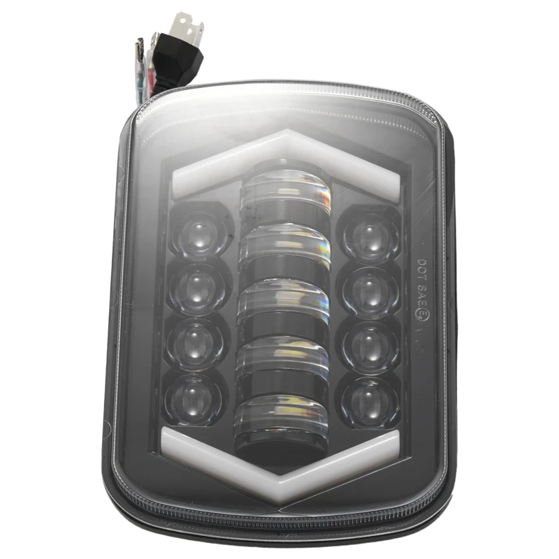 

2 шт., светодиодные Налобные лампы 7x6 дюймов, 5x7 дюймов