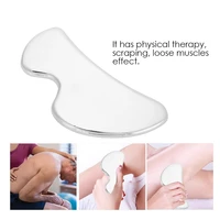 medical stainless steel scraping board gua sha plate relaxing muscles massager facial body scrapper massage tools pain relief