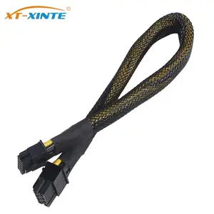 For 4090 4080 Graphics Card Power Cable 4124/740GP/420GP/60 49/4029  Server Male/Female 8pin to 16pin (12+4) 18AWG Adapter Cable