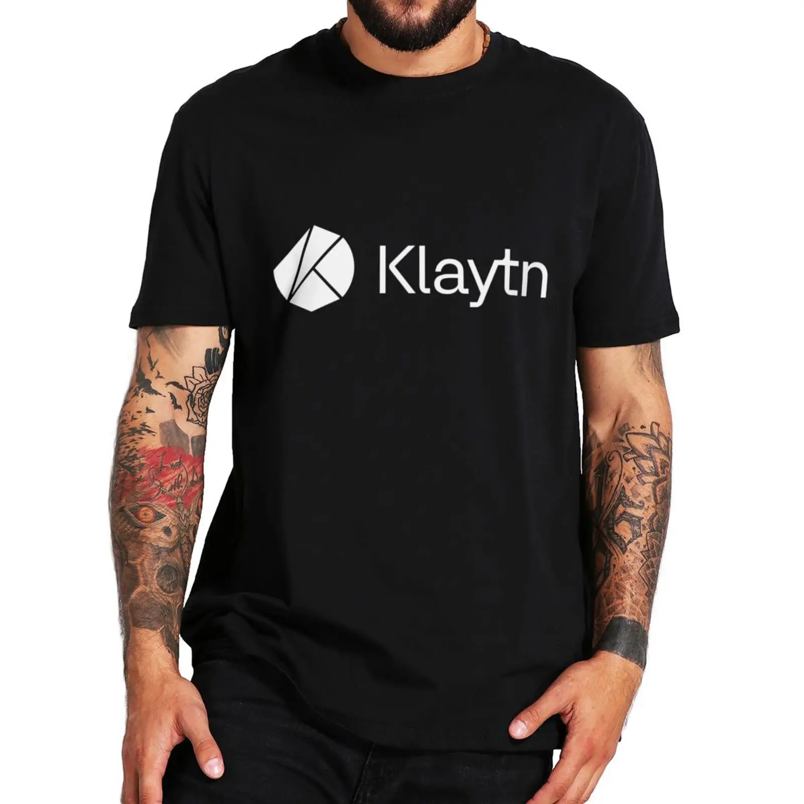 

Klaytn Cryptocurrency T Shirt Funny Crypto Coin Token Geek Nerd Gift Tee Tops Casual 100% Cotton Unisex Oversized T-shirts