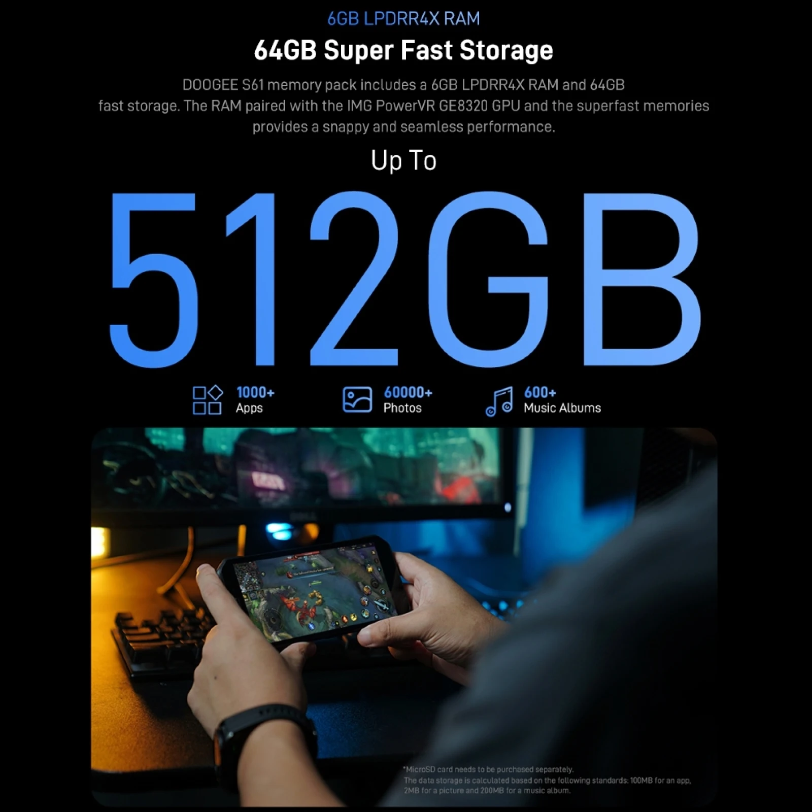 Смартфон DOOGEE S61 Pro 6 + 64 ГБ 128 0 дюйма Android 12 |