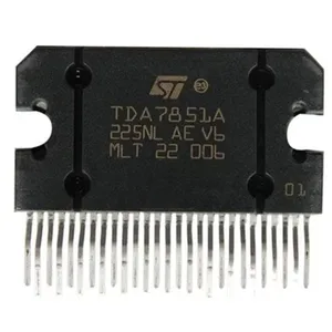 New and original TDA7851A Amplifier IC AMP AB QUAD 75W 27FLEXIWATT Audio frequency amplifier