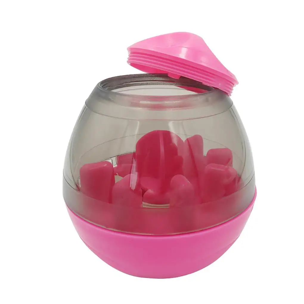 

Pet Feeder Toy Automatic Food Dispensing Ball Interactive Feeding Bowl Smart Pet Toys Ball Small Animal Playing Training Balls
