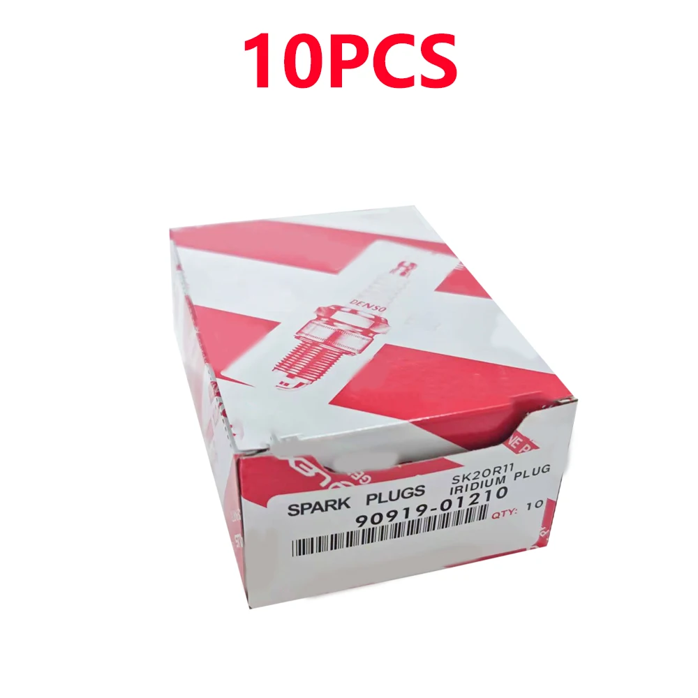 

4/10 шт. SK20R11 90919-01210 Иридиевые свечи зажигания, Япония, совместимые с Toyota Scion Camry Corolla RAV4 Tundra Lexus 4,7L/V8