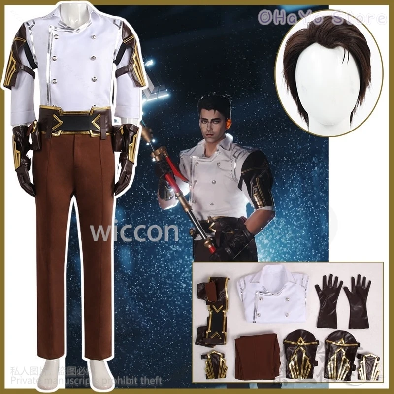 Lol Game League Of Legends Аниме Arcane Косплей Костюм Джейсе Униформа Рубашка Для Мужчин